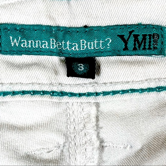 YMI size 3 wannabettabutt? all white skinny jeans, vintage, great condition - Picture 16 of 16